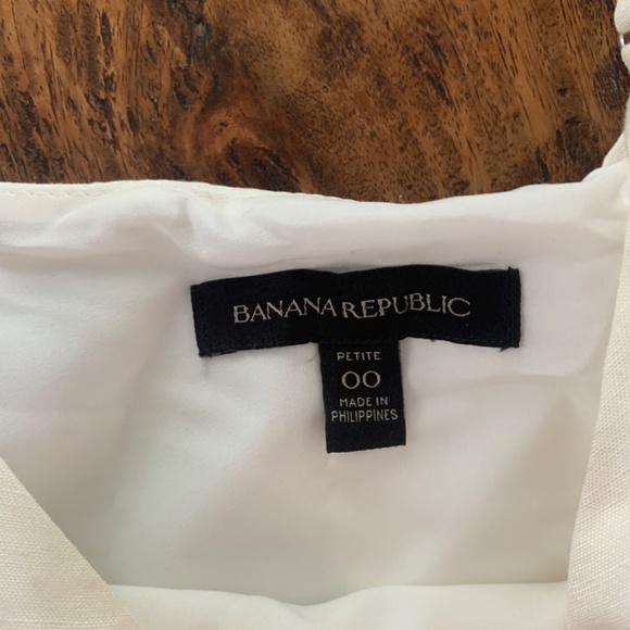 Banana Republic white linen dress - Picture 2 of 4